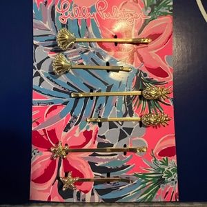 Lilly Pulitzer Bobby pins